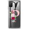 MIXROOM CUSTODIA COVER TRASPARENTE IN TPU PER Oppo Reno 12 / 12 PRO 5G LETTERE FIORI