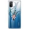 Custodia Cover per TCL 20Y in TPU silicone morbido e trasparente Iniziale Nome