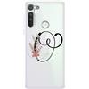 Mixroom Custodia Cover Per Motorola Moto Edge S30 In TPU Morbida LETTERE ALFABETO