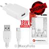 FORCELL CARICABATTERIE IMPULSE DI RICAMBIO CON CAVO TYPE-C 18W WHITE 78D709A
