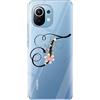 Mixroom Custodia Cover per HONOR 200 Smart 5G TPU morbida trasparente LETTERE ALFABETO