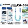 Cavo Ricarica Veloce 4-in-1 Hutrade CA-C86 240W Avvolgibile USB mar