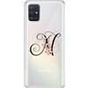 CUSTODIA COVER TRASPARENTE MORBIDA TPU PER SAMSUNG GALAXY M51 LETTERE ALFABETO