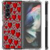 Mixroom Custodia Cover per Samsung Galaxy Z Fold 3 5G in TPU Trasparente fantasia U