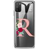 MIXROOM CUSTODIA COVER TRASPARENTE IN TPU PER Oppo Reno 12 / 12 PRO 5G LETTERE FIORI