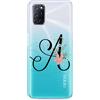 Mixroom CUSTODIA COVER TRASPARENTE TPU MORBIDA Per Oppo A74 5G LETTERE ALFABETO