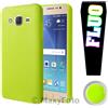 MAXY CUSTODIA SILICONE CASE FLUO COVER GLITTER SOTTILE SAMSUNG GALAXY A8 A800F LIME