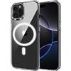MAGMID MID CUSTODIA TRASPARENTE COVER COMPATIBILE MAGSAFE PER APPLE IPHONE 16 PRO MAX