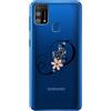 Mixroom CUSTODIA COVER TRASPARENTE TPU MORBIDA PER SAMSUNG GALAXY M31 LETTERE ALFABETO