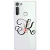 Mixroom Custodia Cover Per Motorola Moto Edge S30 In TPU Morbida LETTERE ALFABETO