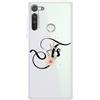 Mixroom Custodia Cover Per Motorola Moto Edge S30 In TPU Morbida LETTERE ALFABETO