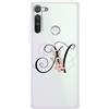 Mixroom Custodia Cover Per Motorola Moto Edge S30 In TPU Morbida LETTERE ALFABETO