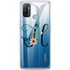 Custodia Cover per TCL 20Y in TPU silicone morbido e trasparente Iniziale Nome
