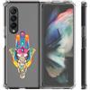 Mixroom Custodia Cover per Samsung Galaxy Z Fold 3 5G in TPU Trasparente fantasia U