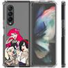 Mixroom Custodia Cover per Samsung Galaxy Z Fold 3 5G in TPU Trasparente fantasia U