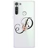 Mixroom Custodia Cover Per Motorola Moto Edge S30 In TPU Morbida LETTERE ALFABETO