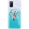 Mixroom CUSTODIA COVER TRASPARENTE TPU MORBIDA Per Oppo A74 5G LETTERE ALFABETO