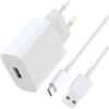 Caricabatterie/Caricatore Rapido E 1.5M Cavo per OPPO A57S/A77/A96/A76/A16/A74/A