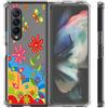 Mixroom Custodia Cover per Samsung Galaxy Z Fold 3 5G in TPU Trasparente fantasia U