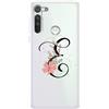 Mixroom Custodia Cover Per Motorola Moto Edge S30 In TPU Morbida LETTERE ALFABETO