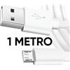 Cavo Micro-Usb 1 2 Metri Caricabatterie Micro-USB Ricarica cellulare Universale