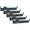 vhbw 5 nastro inchiostrato per Epson PLQ20K PLQ 20 M PLQ 22 CS PLQ 22 PLQ 22 CSM nero