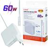 Alimentatore Compatibile Apple 60W LinQ AP-60 MagSafe Laptop Caricabatterie 1.8m