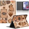 Does not apply Tablet Cover per Lenovo Tab M10 plus 3Rd Gen 10,6" TB-125FU, Carino Anime Capyba