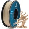 Geeetech Filamento PLA Legno 1.75mm 1kg bobina per Stampante 3D, Materiale eco