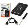 Box Esterno HDD Hard Disk SSD Usb 3.0 M - Sata Linq u3-msata
