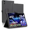 Does not apply Custodia Cover per DOOGEE Tab G6 Max Android 16 Tablet 13.4 Pollici, Pelle PU Co