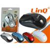 Mouse Ottico Usb Con Filo Ergonomico 1200dpi Linq T3 Colorato