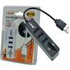 Hub Usb 3 Porte + Lettore Schede Sd Microsd Tf Car Reader Linq It-H428