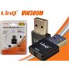 Adattatore Antenna Nano USB Wireless WiFi Chiavetta penna 300Mbps linq uw300m