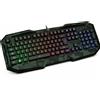 Trust *ultimi pezzi* gxt 830rw-c tastiera gaming illuminazione rainbow wave trust
