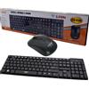 Kit Tastiera Mouse Wireless 2.4ghz 10 Metri Nero Tasti Sollevati Linq Cs-4100