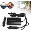 ALIMENTATORE UNIVERSALE 120W CARICATORE 9 CONNETTORI ADATTATORI PC AUTO NOTEBOOK