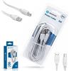 Aigostar Cavo USB 2.0 Stampante AM/BM 3m Grigio Rame Alta Velocità 8 PEZZI