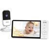 GHB ABM809 Baby Monitor Video e Audio 5" 720P HD 5000mAh IPS