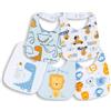 Does not apply , Bavaglie Neonato E Neonata, Set Di 5 Bavaglie 100% Cotone, Accessori Bambino E
