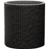 Keter Vaso da Fiori Keter Rotondo 36 cm Marrone o Antracite Cylinder Planter M