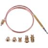 Kit Termocoppia 1 x Termocoppia 5 x Dadi Adattatore per Stufe a Gas Pozzi Fuochi