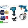 KIT LAVAGGIO AUTO MOTO IDROPULITRICE E SOFFIATORE A DUE BATTERIE DA 48V 4A