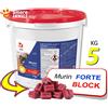 Vebi MURIN Forte BLOCK → 5 kg - Esca Veleno Topicida per Topi e Ratti