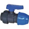 Irritec VALVOLA VALVOLE COMPRESSIONE SFERA MONOGHIERA PVC PLASTICA IRRIGAZIONE IRRITEC