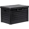 Compact Florida Baule Da 120L Da Esterno 73X50,5X46,5H Cm, Colore Antracite Con