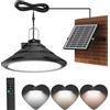 Lampade Solari per Interni Ed Esterni, IP66, Impermeabili a Sospensione Con Tele