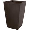 Keter Vaso da Fiori Keter Rattan M Antracite o Marrone 55,4L Rettangolare H 57cm