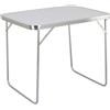 Cosma TAVOLO LEGGERO PIEGHEVOLE SALVASPAZIO CAMPEGGIO GIARDINO 80X60CM METALLO BIANCO