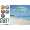 Ombrellone Mare Parasole Raggio 100Cm Fantasia Spiaggia Sole Estate dfh